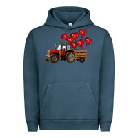 Pigment Midnight Navy farm tractor Urban Hoodie - RanaPortraitStore