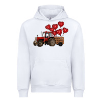 White farm tractor Urban Hoodie - RanaPortraitStore
