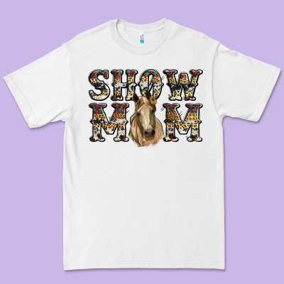 Show Mom Horse Premium Tee Designed By Ranaportraitstore