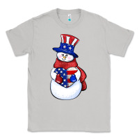 Moon Dust Patriotic snowman 4th of july Classic Tee - HowdyJamesFarm