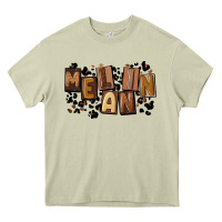 Mossy melanin with leopard Heavy Core Tee - CowGirlArtShop