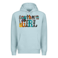Blue Mist southern girl Premium Hoodie - RacoonDesign
