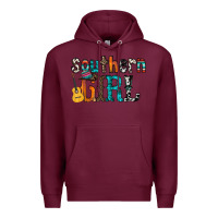 Burgundy southern girl Premium Hoodie - RacoonDesign