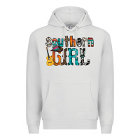 Dove Grey southern girl Premium Hoodie - RacoonDesign