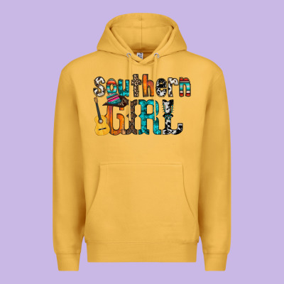 Southern Girl Premium Hoodie Designed By Racoondesign