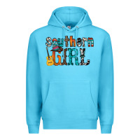 Ocean Blue southern girl Premium Hoodie - RacoonDesign