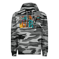 Slate Camo southern girl Premium Hoodie - RacoonDesign