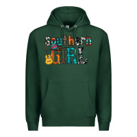 Sports Green southern girl Premium Hoodie - RacoonDesign