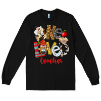Black One Loved Teacher Long Sleeve Tee - FaDigitalArtStudio