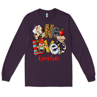 Plum One Loved Teacher Long Sleeve Tee - FaDigitalArtStudio