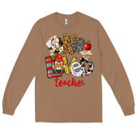 Toasted Coconut One Loved Teacher Long Sleeve Tee - FaDigitalArtStudio