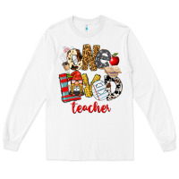 White One Loved Teacher Long Sleeve Tee - FaDigitalArtStudio