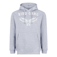 Heather Grey bird gang eagle   philadelphia football fans Heavyweight Hoodie - artisFamous