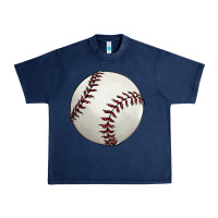 Navy baseball ball Urban Heavy Tee - FaDigitalArtStudio