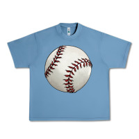Pebble Blue baseball ball Urban Heavy Tee - FaDigitalArtStudio
