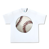 White baseball ball Urban Heavy Tee - FaDigitalArtStudio