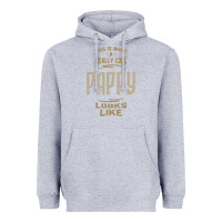 Heather Grey Really Cool Pappy Heavyweight Hoodie - artisFamous