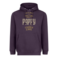 Plum Really Cool Pappy Heavyweight Hoodie - artisFamous