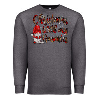 Charcoal Heather christmas with my gnomies Premium Sweatshirt - JahusDesignShop