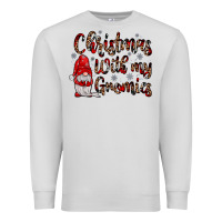Dove Grey christmas with my gnomies Premium Sweatshirt - JahusDesignShop