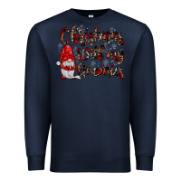 Navy christmas with my gnomies Premium Sweatshirt - JahusDesignShop