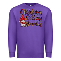 Purple christmas with my gnomies Premium Sweatshirt - JahusDesignShop