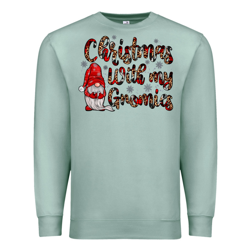 Christmas With My Gnomies Premium Sweatshirt by JahusDesignShop | Teevron