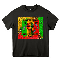 Asphalt juneteenth is my independence day Heavy Core Tee - CowGirlArtShop