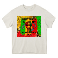 Cream juneteenth is my independence day Heavy Core Tee - CowGirlArtShop
