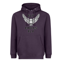 Plum fly eagles fly philadelphia Heavyweight Hoodie - artisFamous