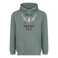 Sage fly eagles fly philadelphia Heavyweight Hoodie - artisFamous