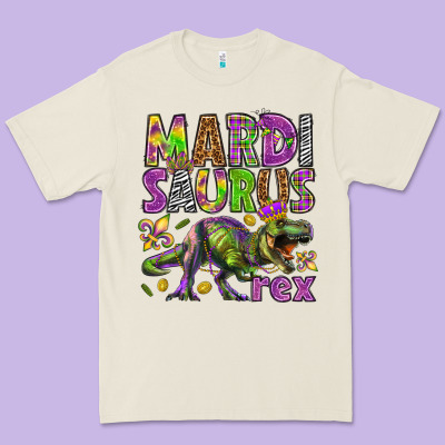 Mardi Saurus Rex Premium Tee Designed By Howdyjamesfarm