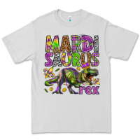 Dove Grey Mardi Saurus Rex Premium Tee - HowdyJamesFarm