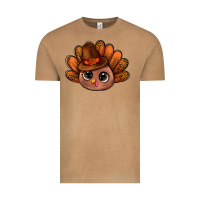 Vintage Camel turkey and leopard pattern and thanksgiving hat bbs Vintage Tee - BundleAndBundleShop