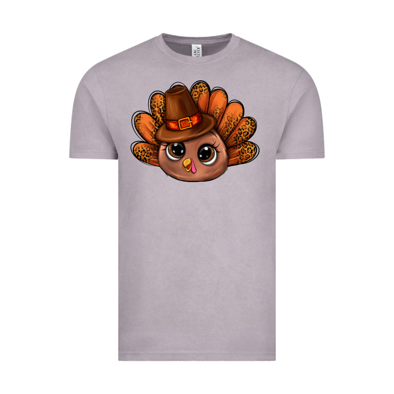 Turkey And Leopard Pattern And Thanksgiving Hat Bbs Vintage Tee by BundleAndBundleShop | Teevron