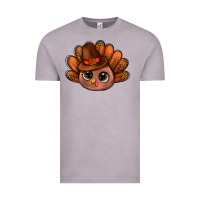 Vintage Zinc turkey and leopard pattern and thanksgiving hat bbs Vintage Tee - BundleAndBundleShop