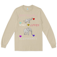 Mushroom Just A Girl Who Loves Elephants Long Sleeve Tee - Bettercallsaul