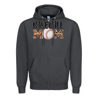Smoke baseball mom Zipper Hoodie - AdoDesignShop