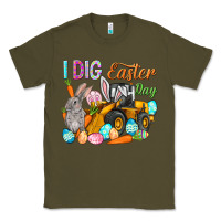 Army Green I dig Easter Day Classic Tee - HowdyJamesFarm