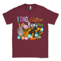 Burgundy I dig Easter Day Classic Tee - HowdyJamesFarm