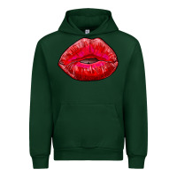 Forest Green kiss Urban Hoodie - RanaPortraitStore