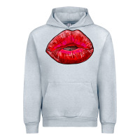 Heather Grey kiss Urban Hoodie - RanaPortraitStore