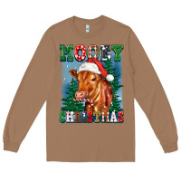 Toasted Coconut mooey christmas heifer Long Sleeve Tee - FaDigitalArtStudio