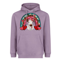 Lavender valentines heifer rainbow Heavyweight Hoodie - JahusDesignShop