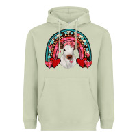Matcha valentines heifer rainbow Heavyweight Hoodie - JahusDesignShop