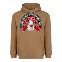 Toasted Coconut valentines heifer rainbow Heavyweight Hoodie - JahusDesignShop