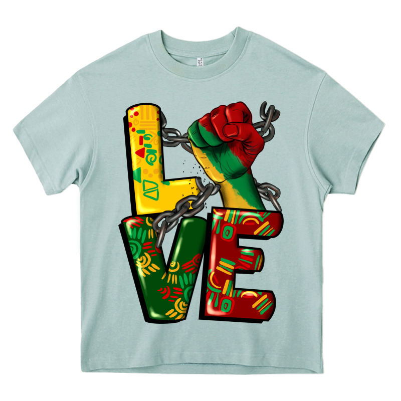 Love Juneteenth Heavy Core Tee by CowGirlArtShop | Teevron