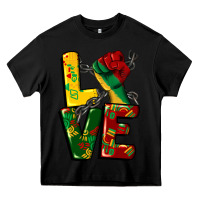 Black love juneteenth Heavy Core Tee - CowGirlArtShop