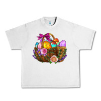 Lunar Rock Easter Eggs Hamper Urban Heavy Tee - BundleAndBundleShop