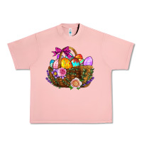 Salmon Easter Eggs Hamper Urban Heavy Tee - BundleAndBundleShop
